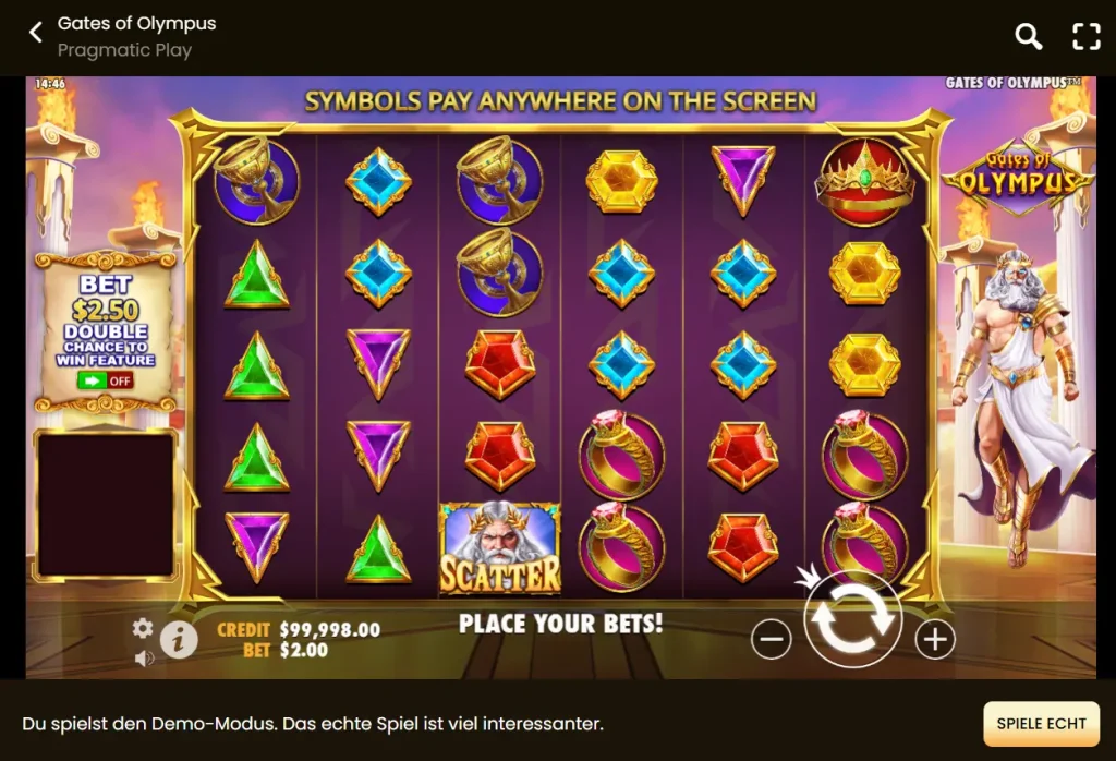 Fates of Olumpus Frei-Version Gold Spin Slots